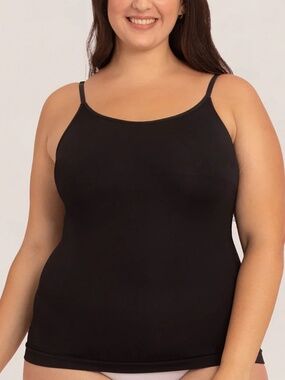 Shapermint Essentials All Day Every Day Scoop Neck Cami Sz 3XL Black